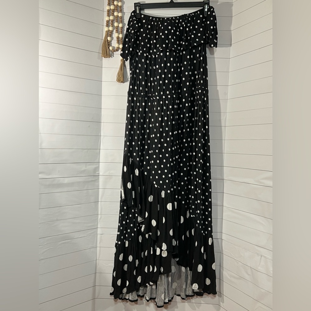 Lane Bryant 22/24 Black & White Maxi Dress